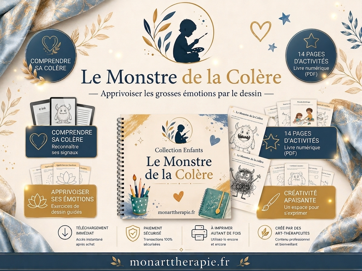 Monstre de la colère – Ebook d’Art Thérapie