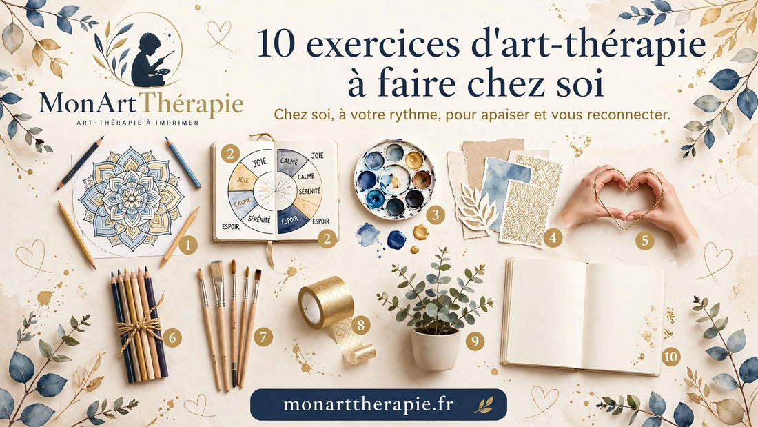 Art-thérapie : définition, bienfaits et exercices pour mieux se connaître