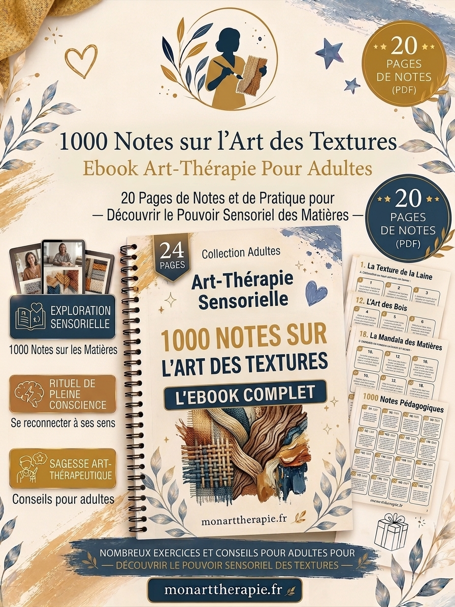1000 Notizen zur Kunst der Texturen – E-Book Kunsttherapie für eine kreative sensorische Erkundung