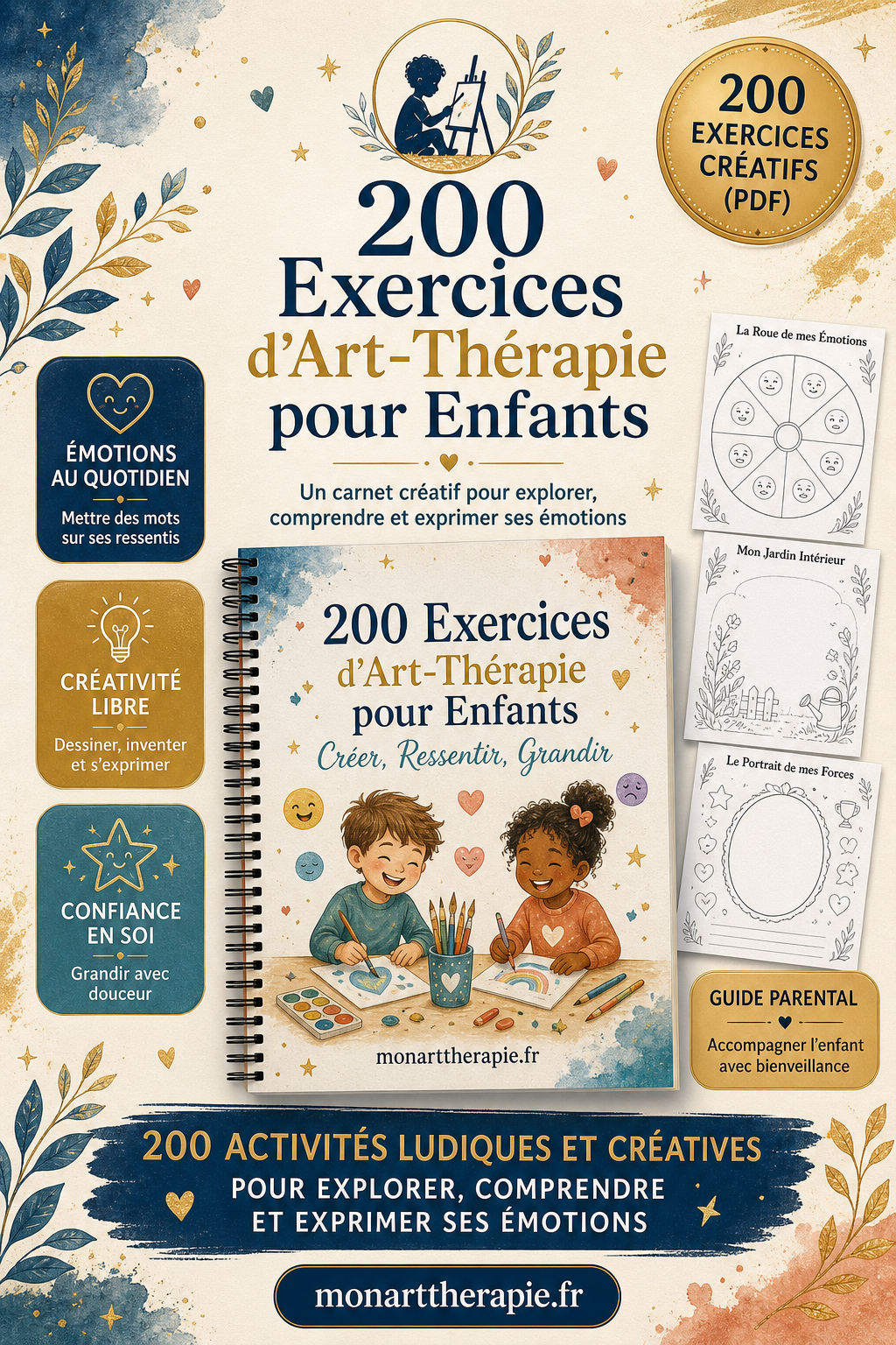 200 Exercices d'Art-Thérapie pour Enfants