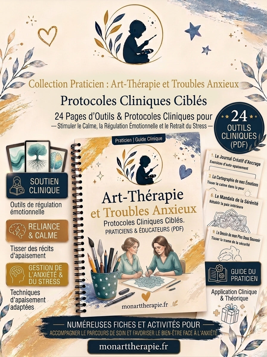Art-Thérapie et Troubles Anxieux – Protocoles Cliniques Ciblés