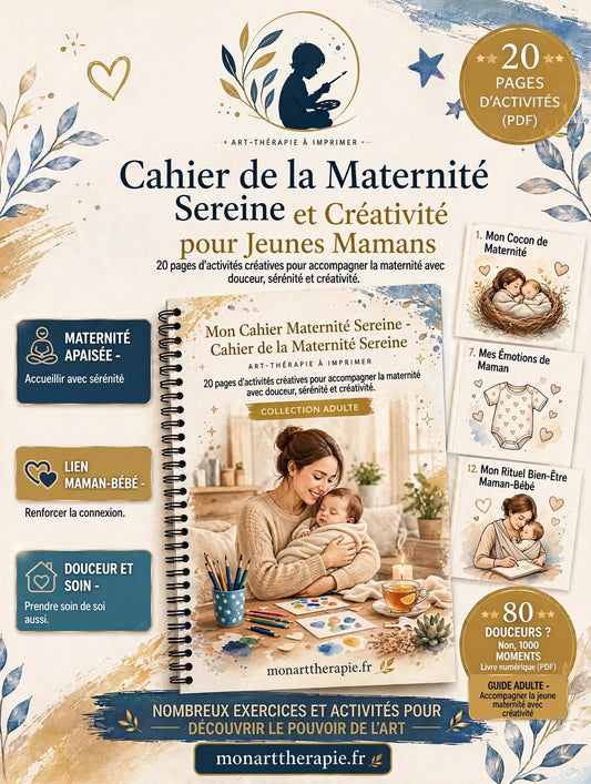 Cahier de la Maternité Sereine – Ebook Art Thérapie
