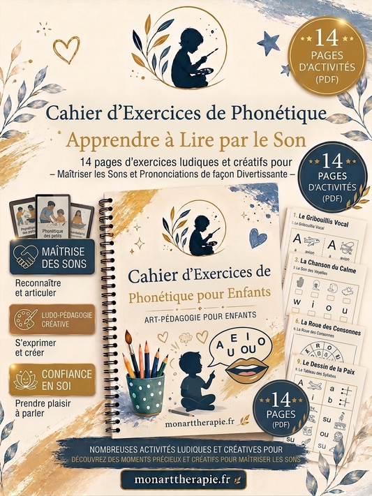Cahier d'Exercices de Phonétique pour Enfants