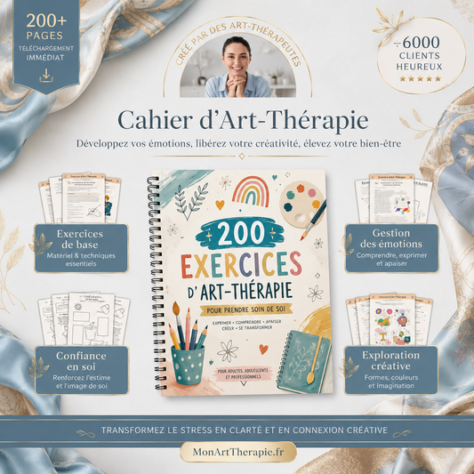 200 Art Therapy Exercise Worksheets