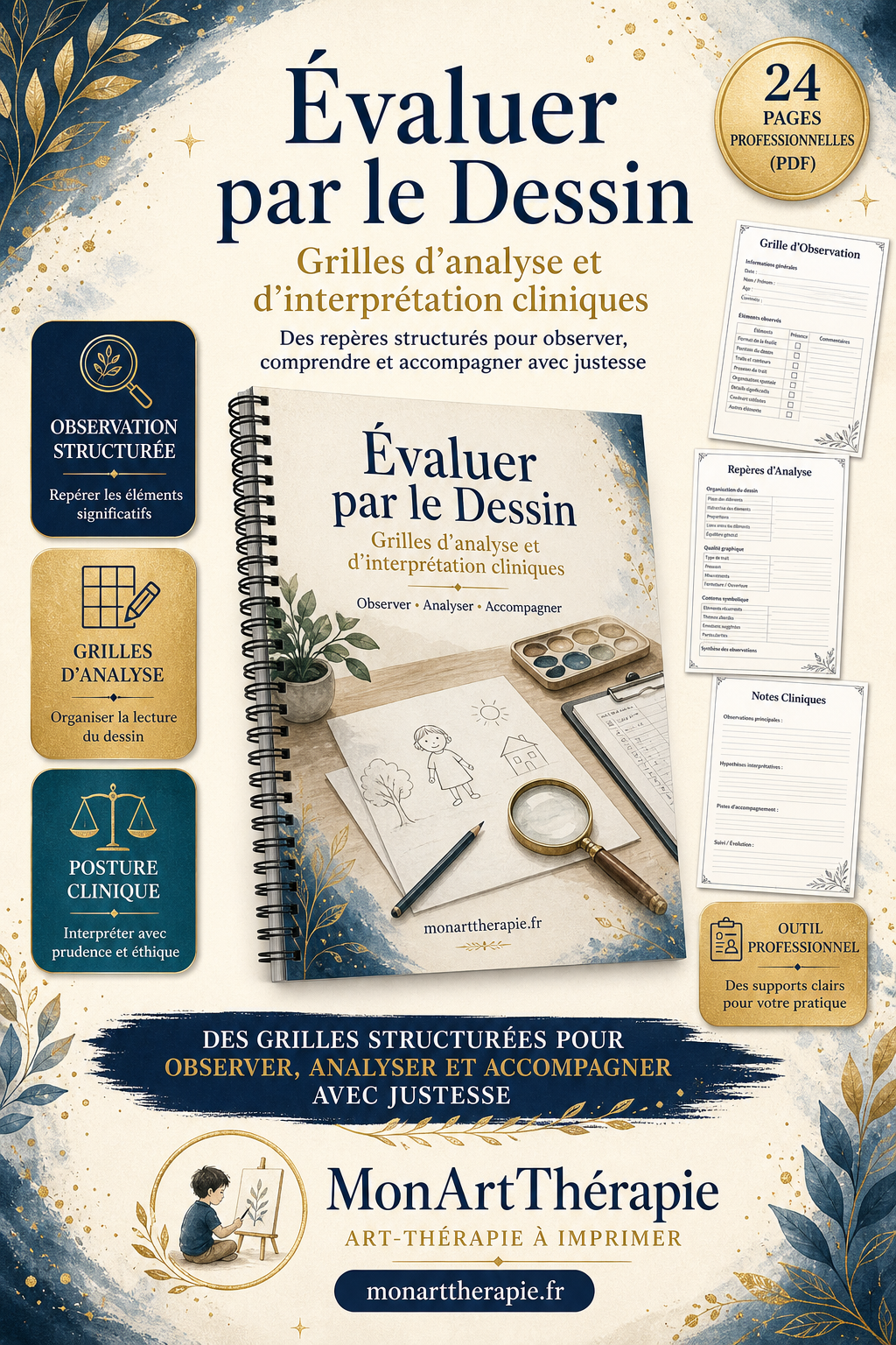 Évaluer par le Dessin – Grilles d'Analyse et d'Interprétation Cliniques