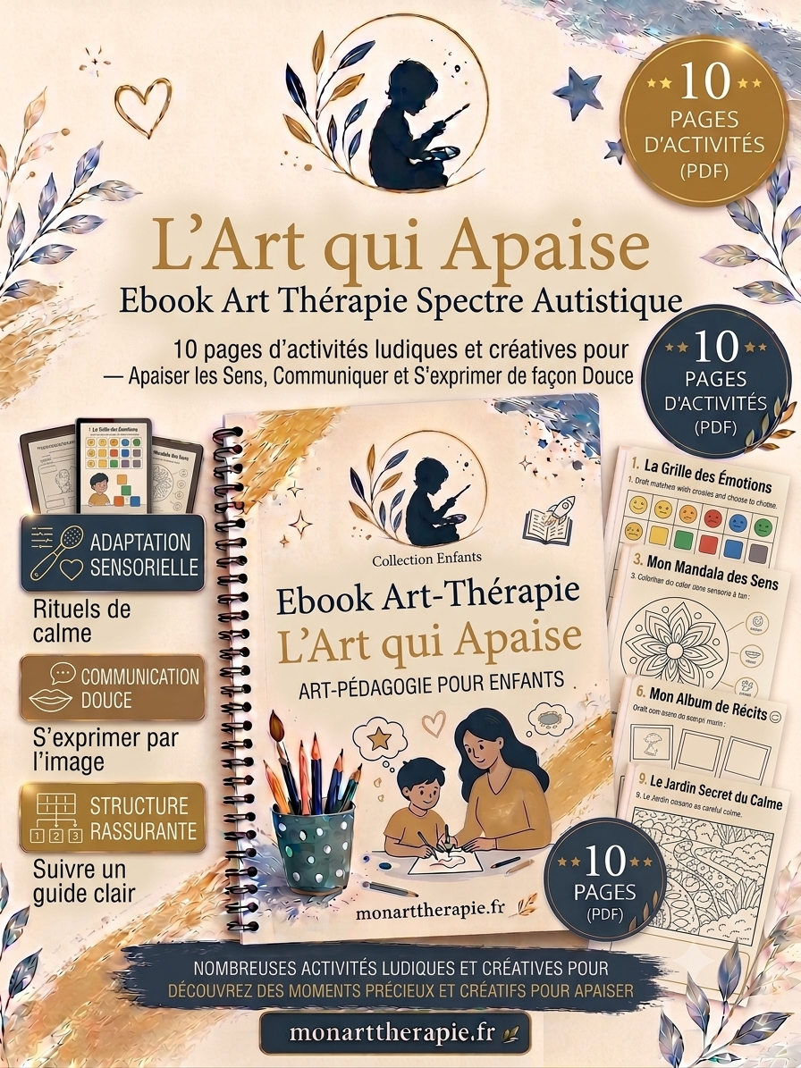Die Kunst, die beruhigt – E-Book Kunsttherapie Autismus-Spektrum | MeineKunstTherapie
